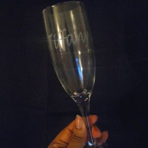 Champagne Glass named Tiffany